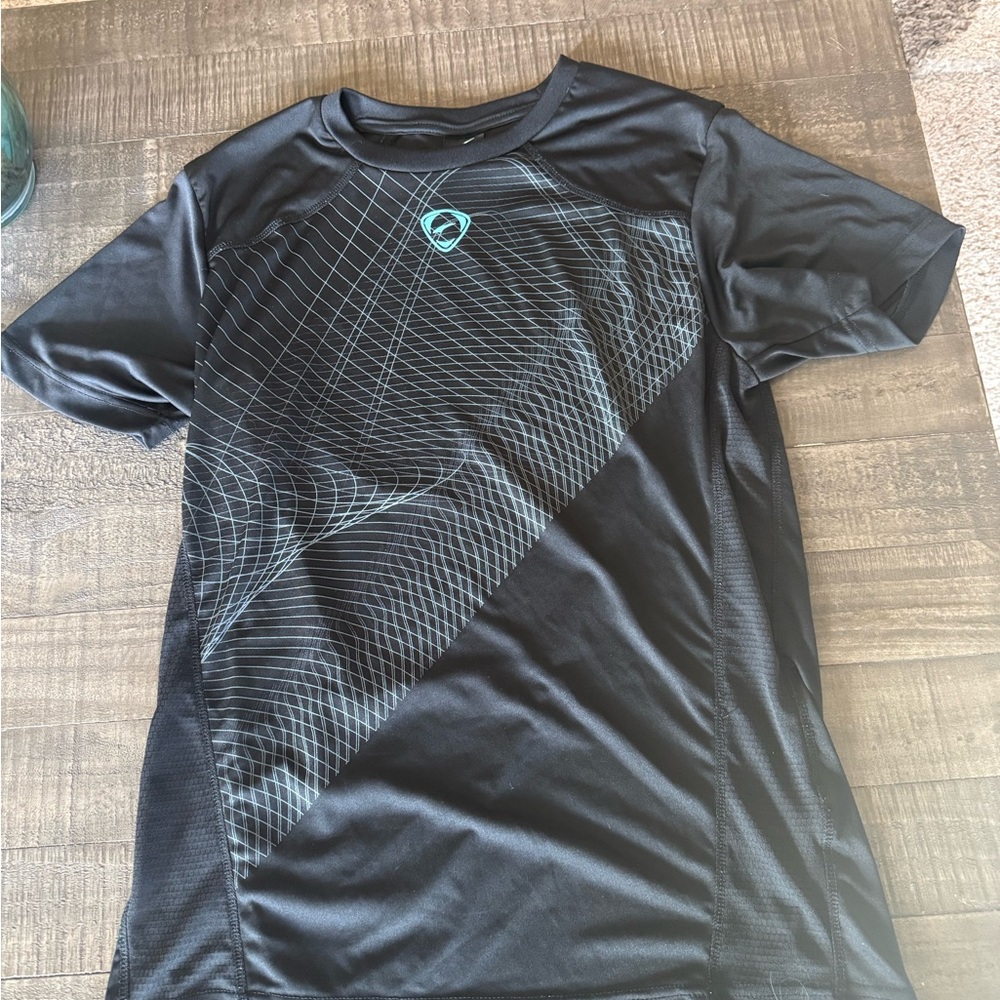 Dynamic Black Graphic Men's Tee